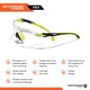 Defender Safety OPTIFENSE VS3 Anti Fog, AntiScratch, Premium CLEAR Safety Glasses, ANSI Z87  Black OF-VS3-06